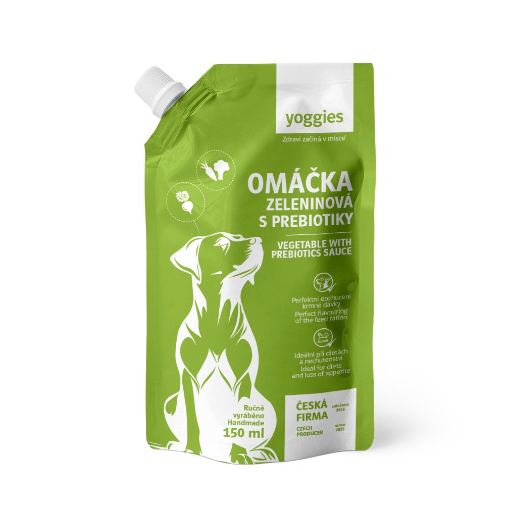 Yoggies smaksforsterkende buljong til hund med grønnsaker og prebiotika, 150 ml