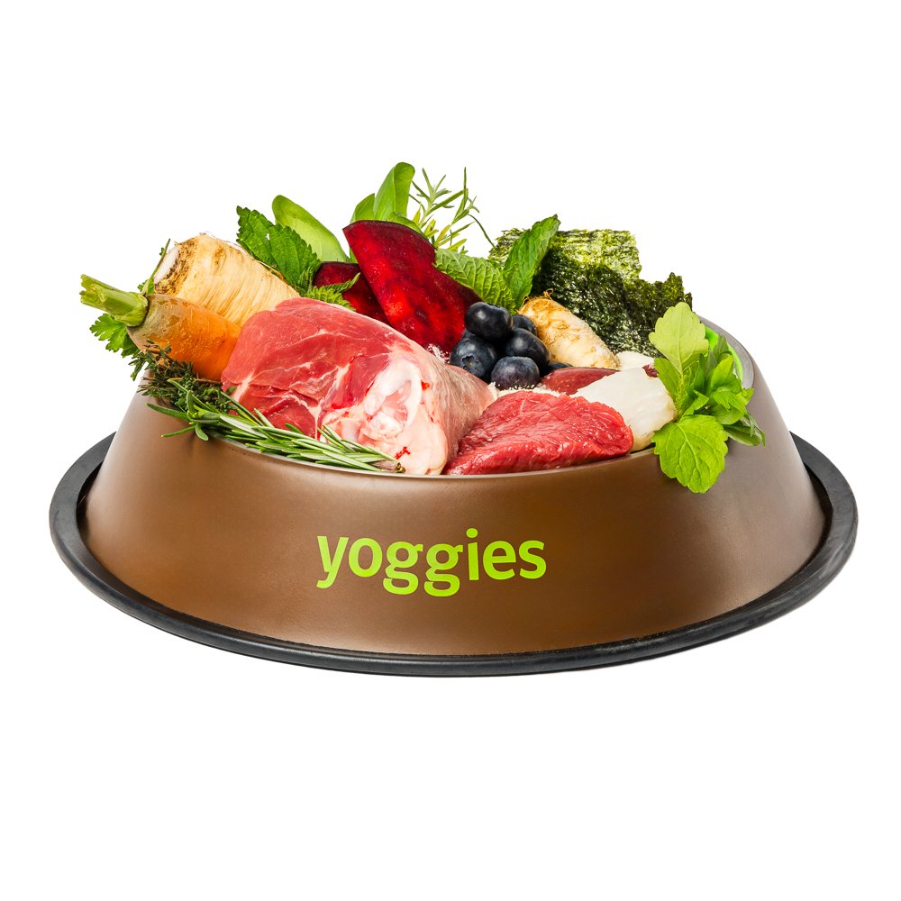 Yoggies kaldpresset hundefôr lam og hvit fisk, 15 kg sekk