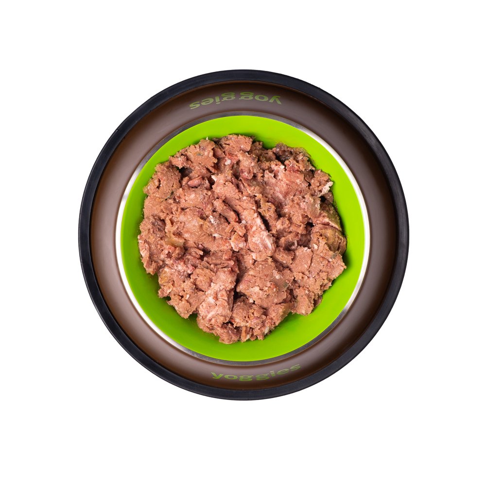 Yoggies våtfôr til hund med kylling, havregryn og grønnsaker, 400 g boks