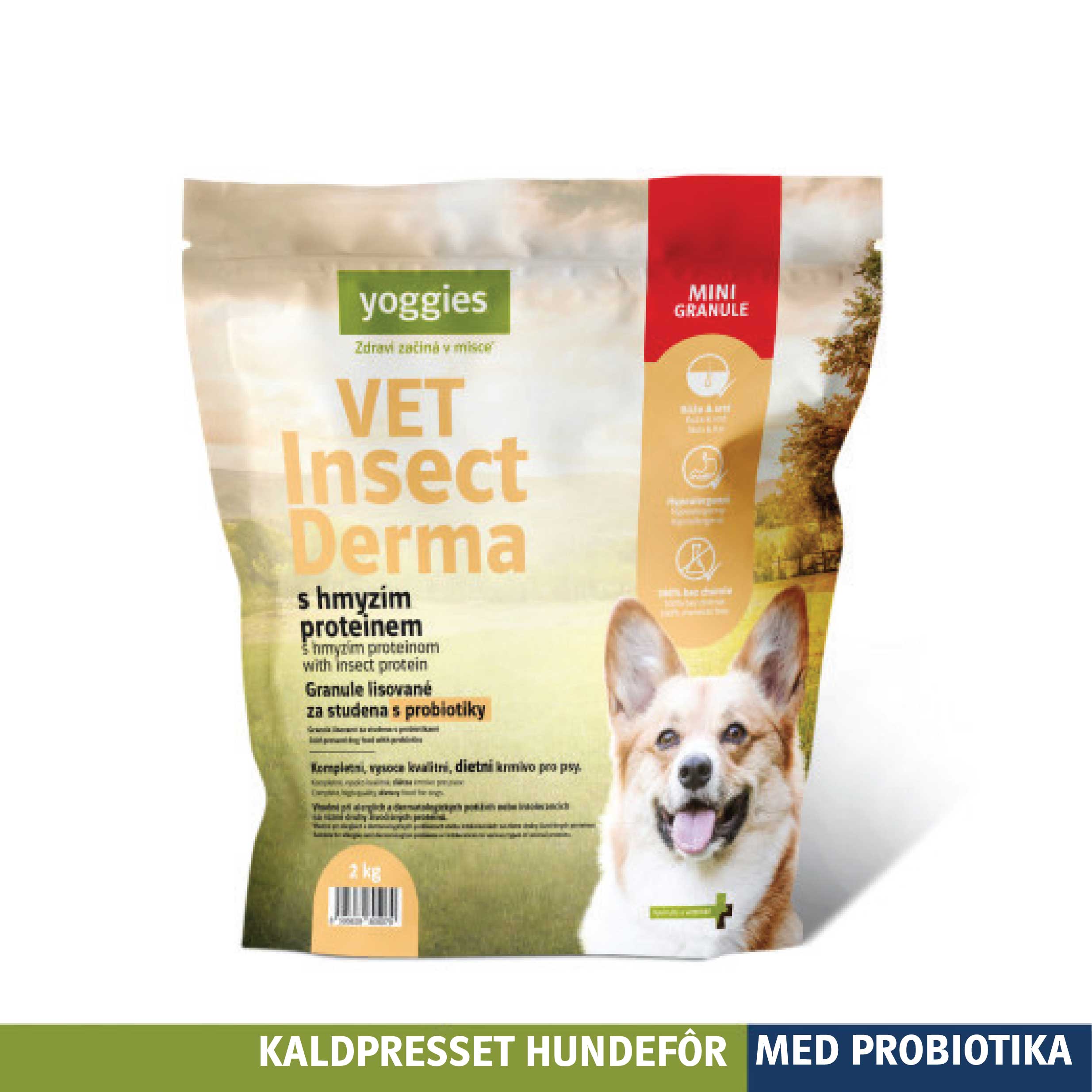 2 kg Yoggies VET Insect DERMA MINI