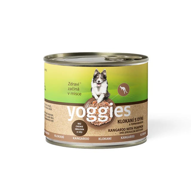Monoprotein KENGERU med gresskar og jordskokk - våtfôr YOGGIES hund