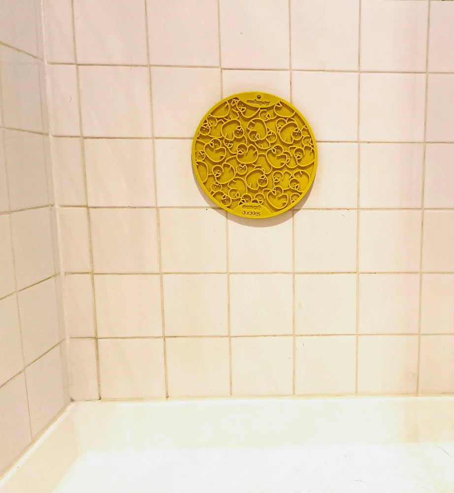 DUCKIES DESIGN EMAT ENRICHMENT slikkematte med sugekopper