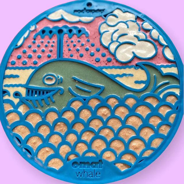 WHALE DESIGN EMAT ENRICHMENT slikkematte med sugekopper